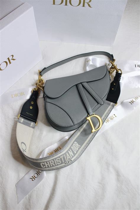 dior saddle bag grau|fashionphile dior saddle bag.